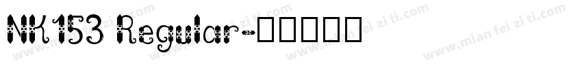 NK153 Regular字体转换
